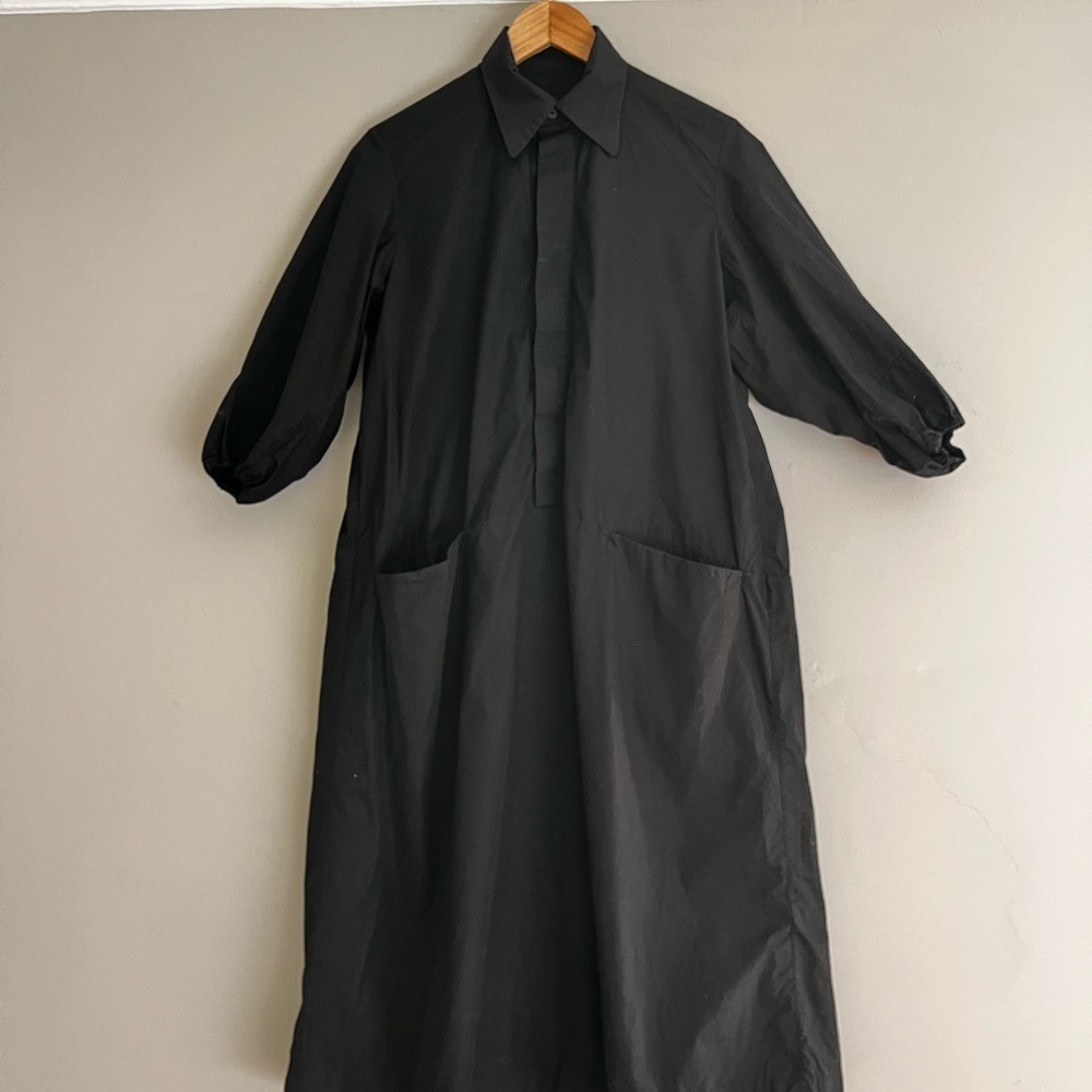 Toogood Black Poplin Housekeeper Jacket